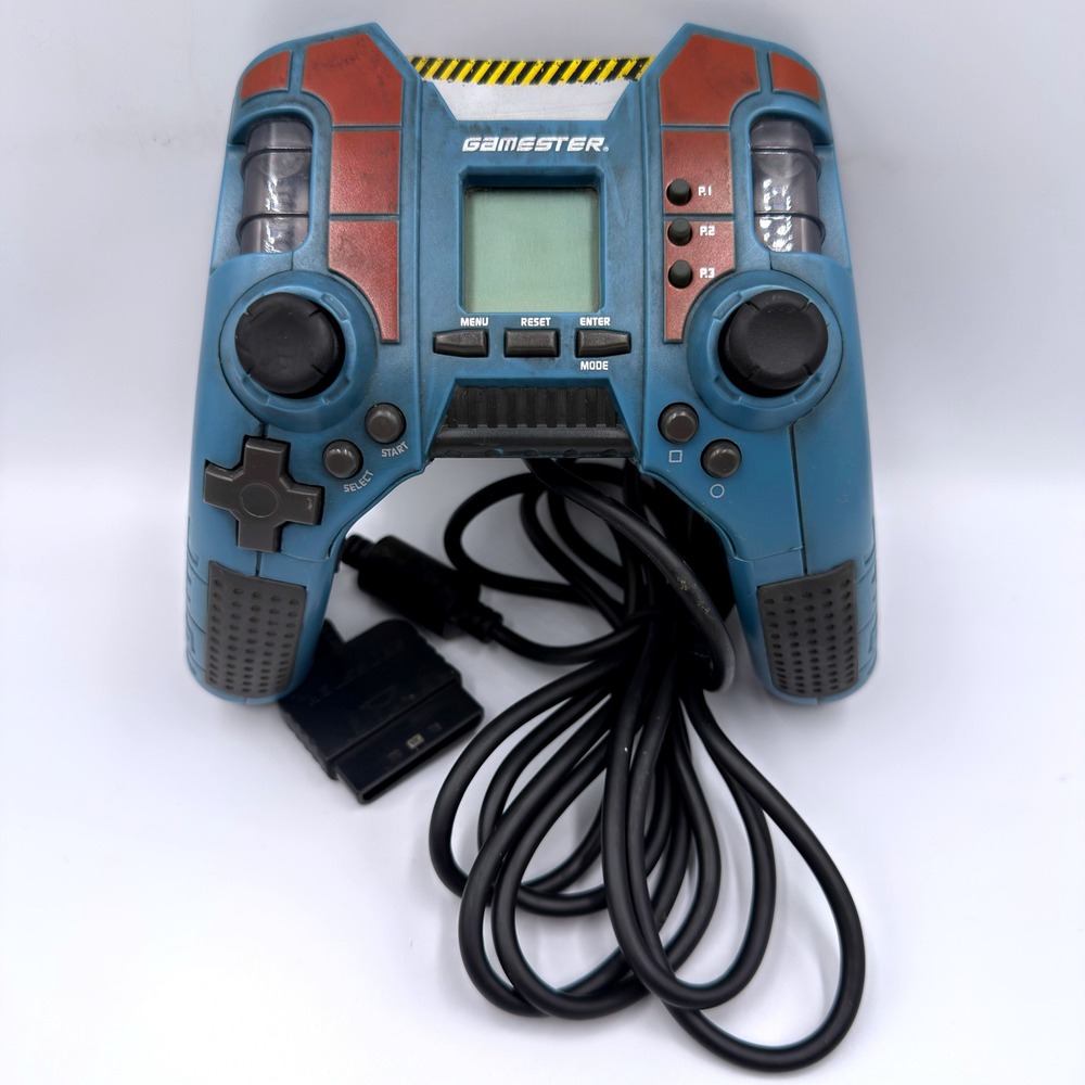 Radica Gamester FPS Master Controller PlayStation 2 PS2 Wired Blue Industrial